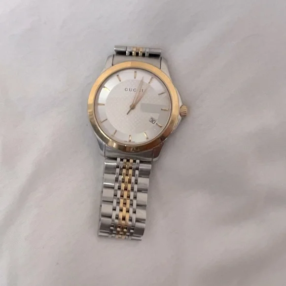 Gucci Swiss made wach, water resistant 5 ATM , stainless steel Gucci Stainless Steel Web G-Timeless Watch | Gucci Watches  main image 2